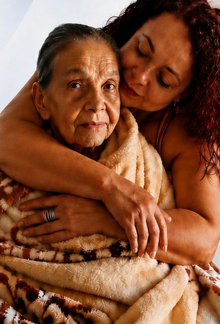 Rita com a sua mãe